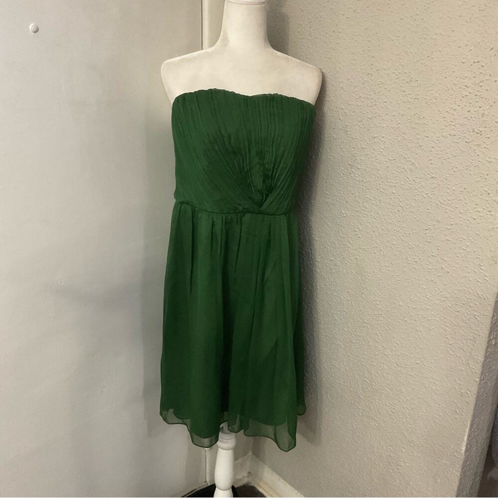 The Limited Green Strapless Midi Dress 12 NEW Xmas Prom Wedding Rush Fairycore